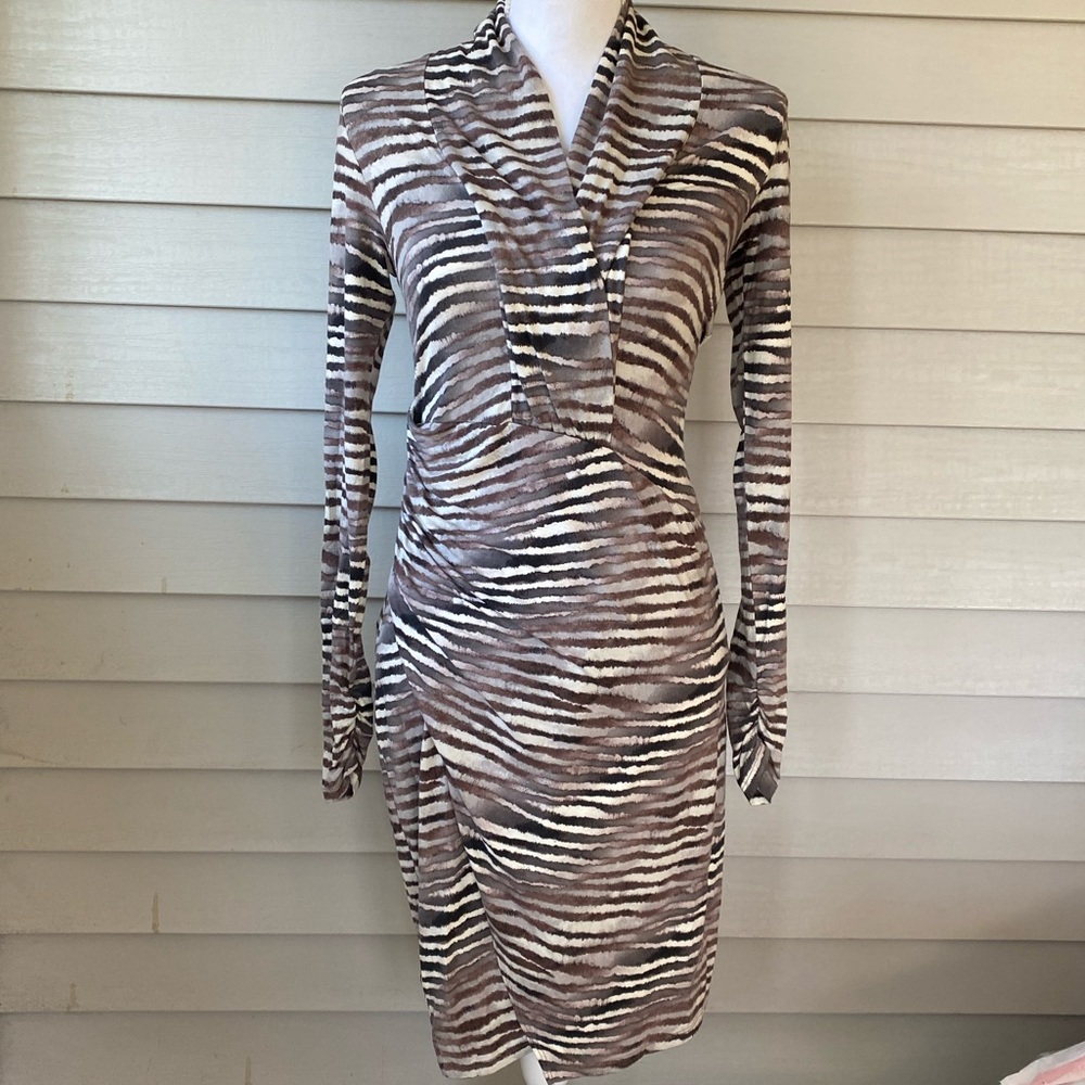 ✨TOMMY BAHAMA Long sleeve print dress